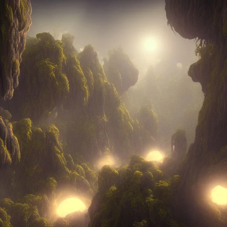 alien home planet, volumetric lighting, intricate detail, realistic, close up