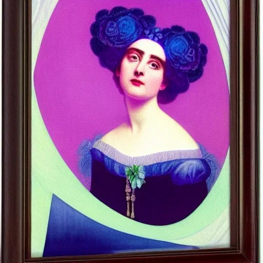 Vaporwave Victorian art