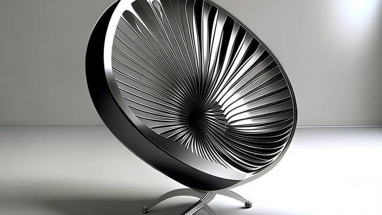 Fan shaped chair design modern