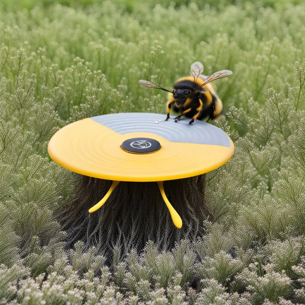 A Frisbee and a Frizz Bee.