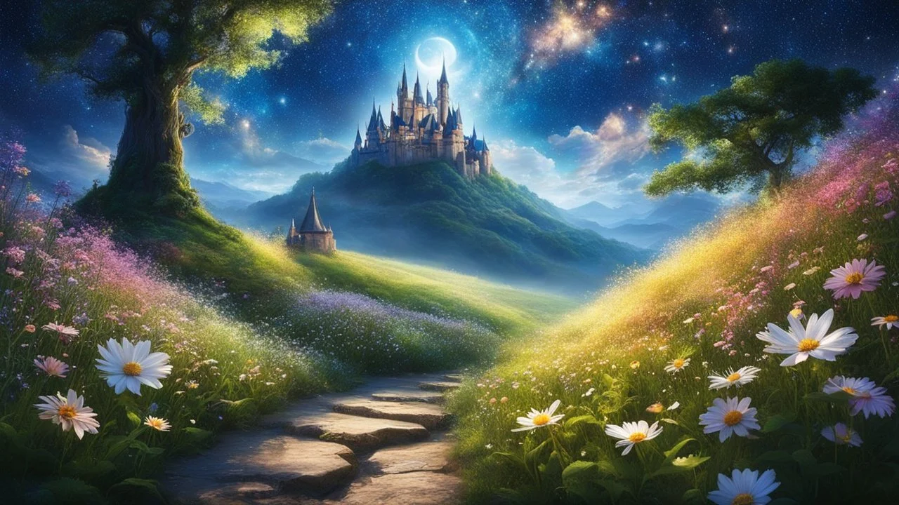 Dans son monde doux, l'enfant rêveur se perd, parmi les fleurs, les étoiles et le ciel clair. Son regard innocent, ses pensées envoûtées, Dans un univers de beauté, à jamais émerveillé. Il imagine des châteaux dans les nuages, des lucioles jouant dans les prairies sauvages. Ses rêves sont comme des contes de fées, où chaque instant est un trésor à savourer. Son cœur pur bat au rythme de l'imagination, Dans un océan de joie et de fascination. Car c'est dans ses rêves qu'il trouvera l'infini.