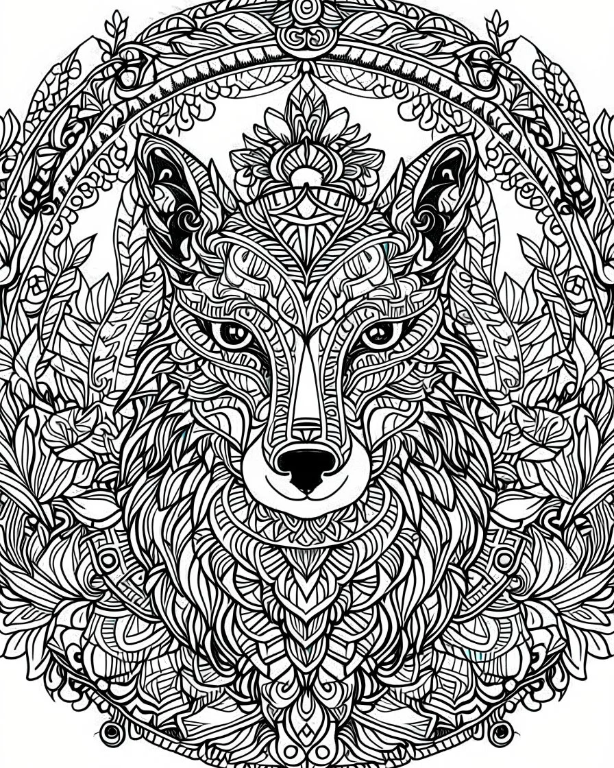 ANIMAL MANDALAS Adult Coloring Book Anxiety Relief Coloring Book for Adults