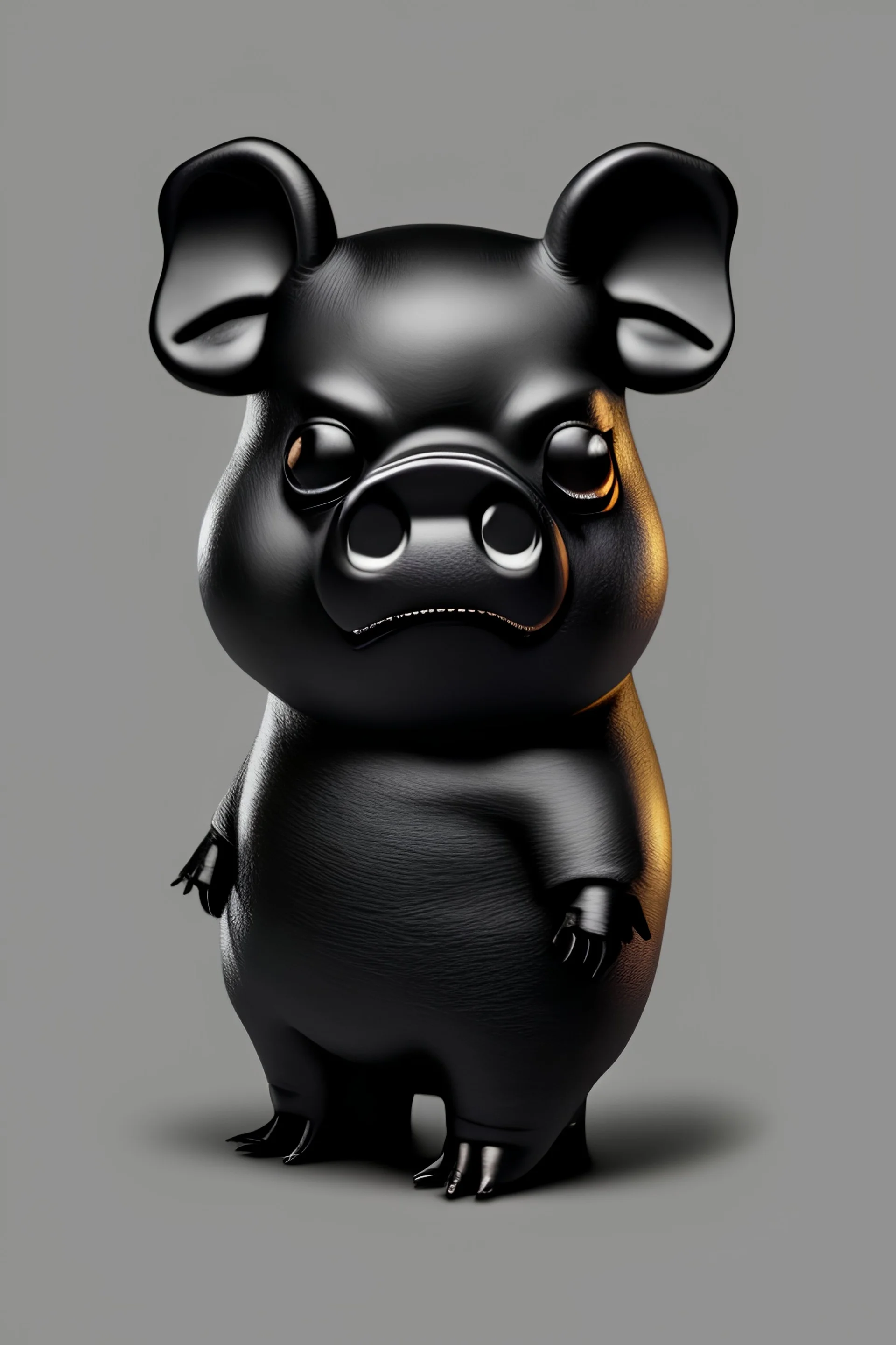 black ghost pig