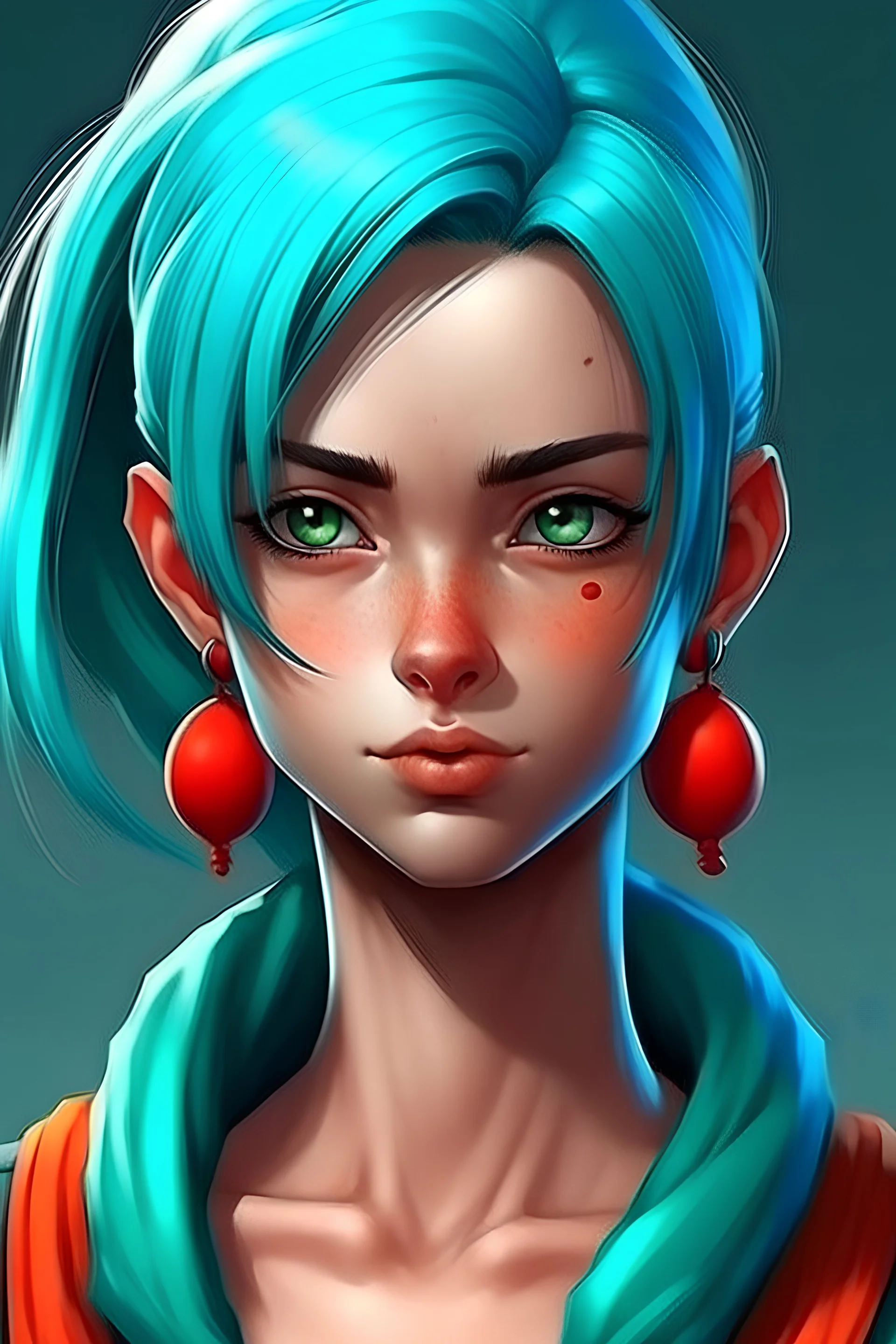 bulma de dragon ball hot realista