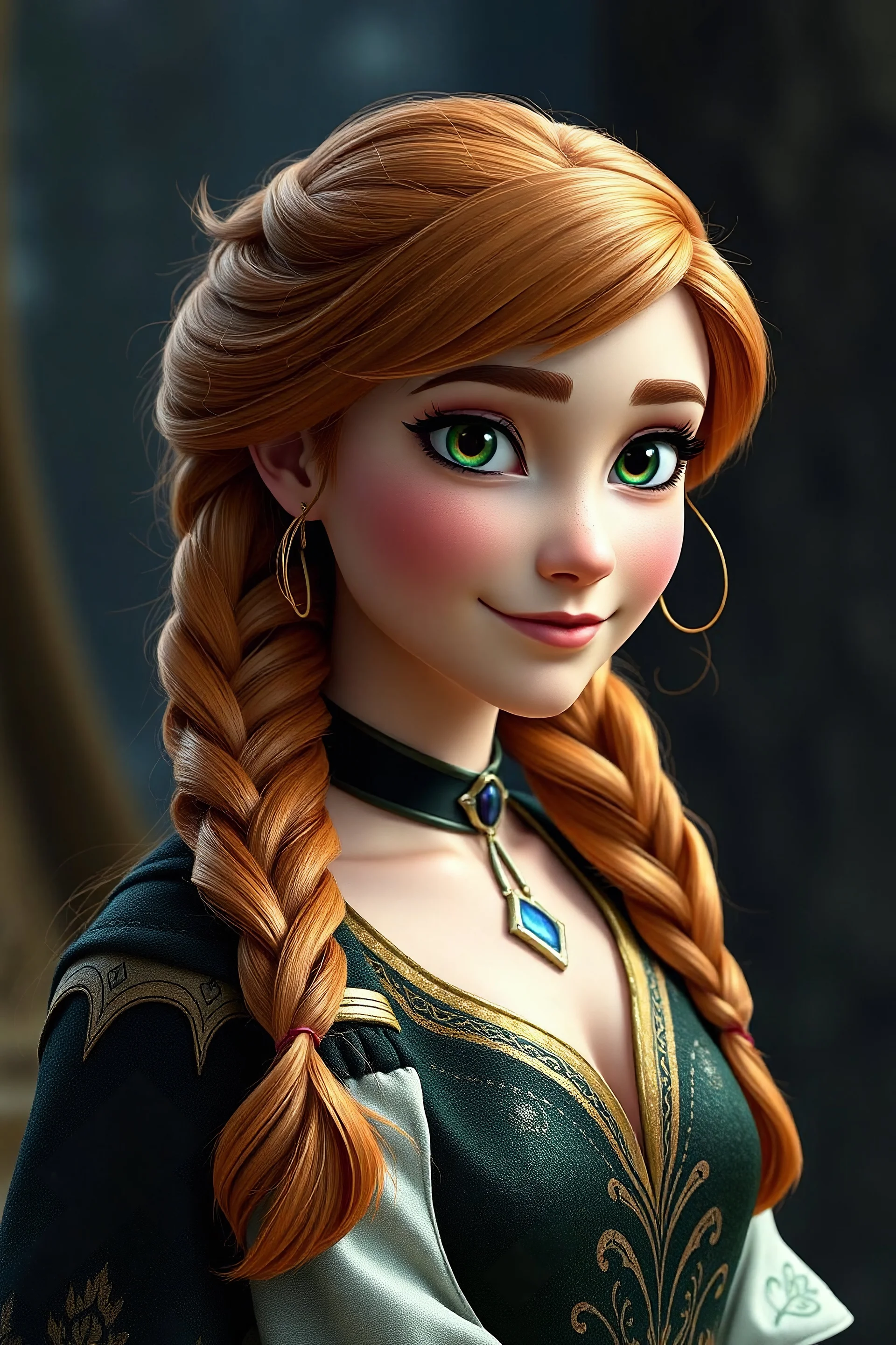 Princess Anna, extremely realistic and as beautiful as she can be