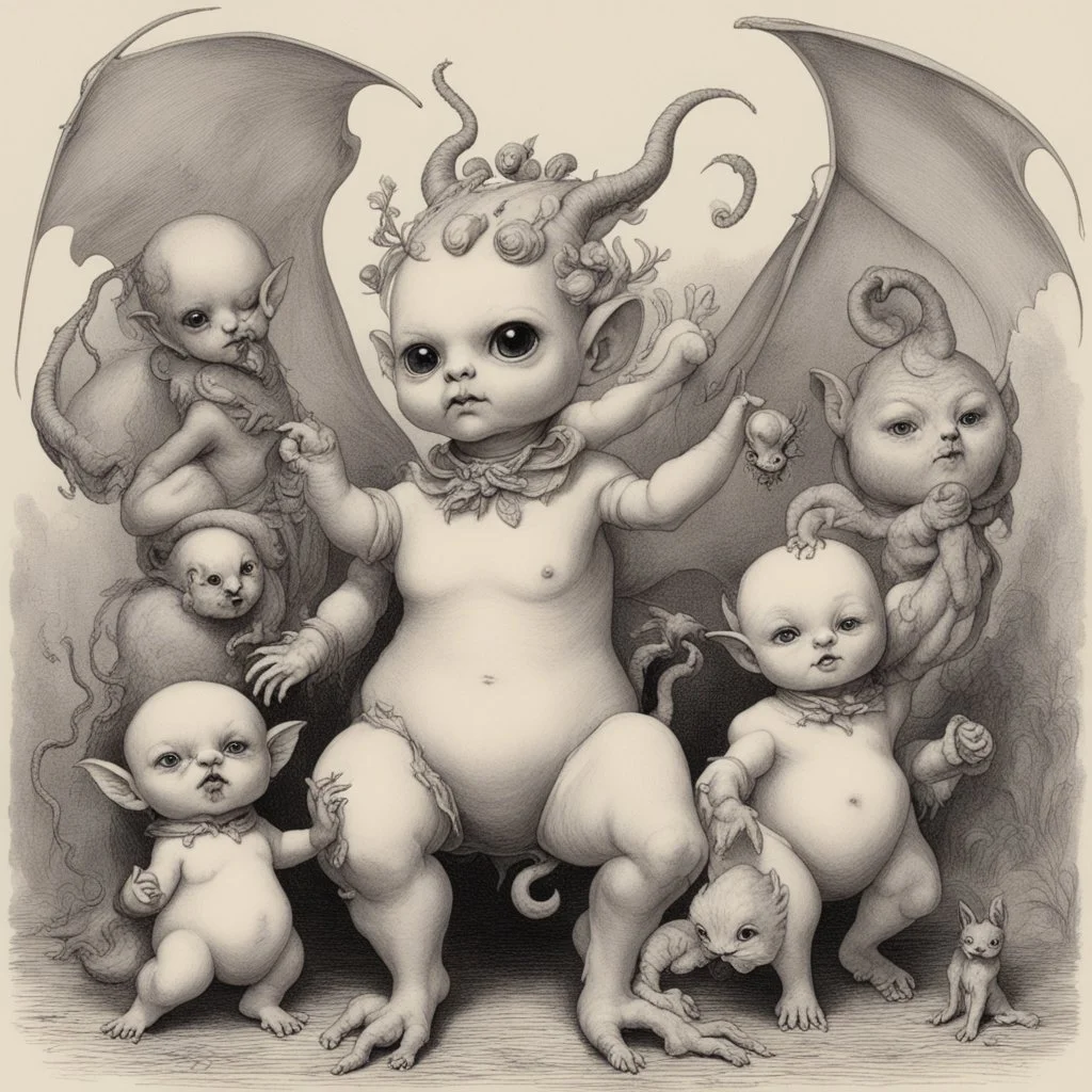 Jabberwocky, kewpies, Lam