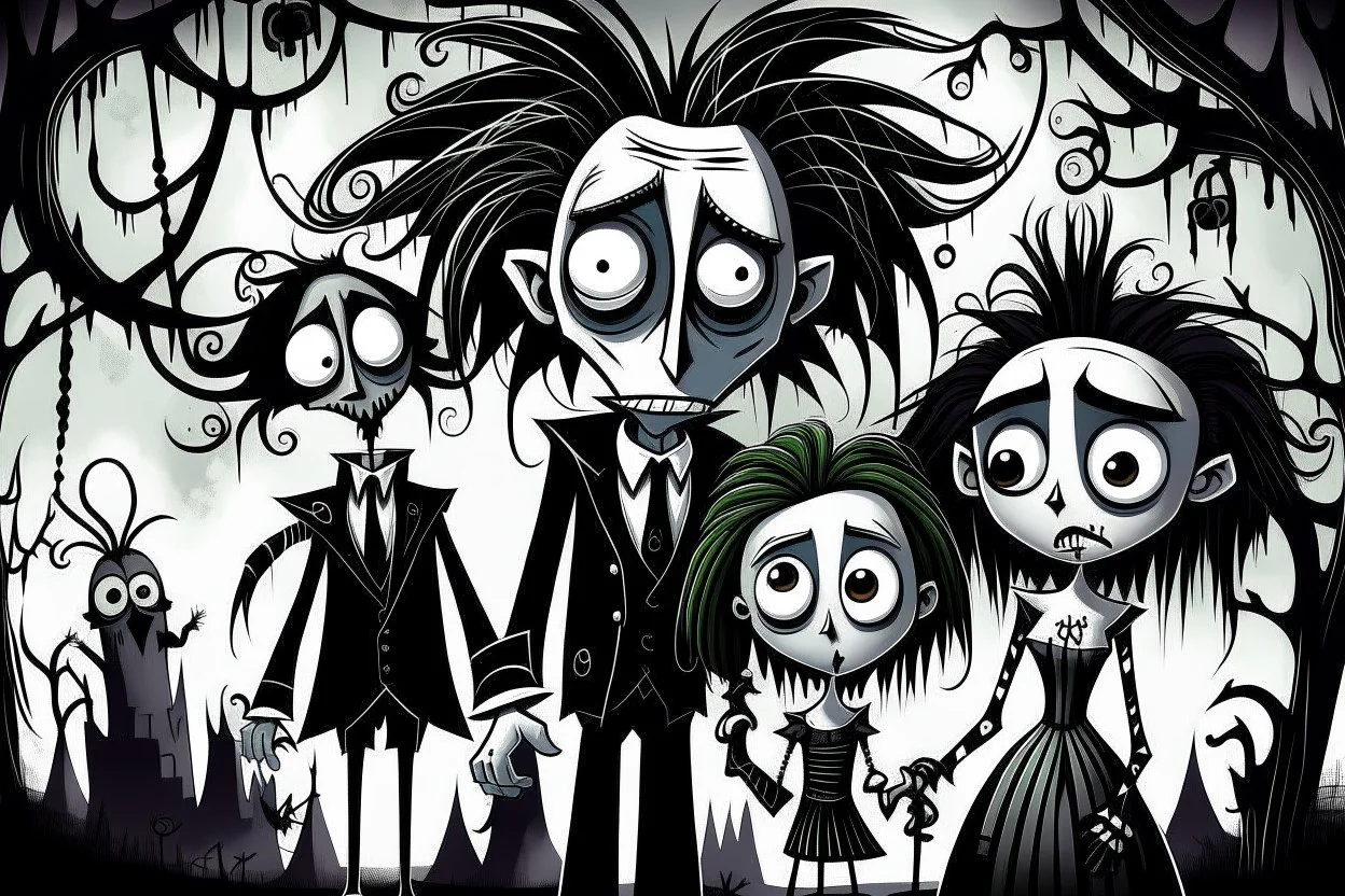 Halloween Tim Burton style