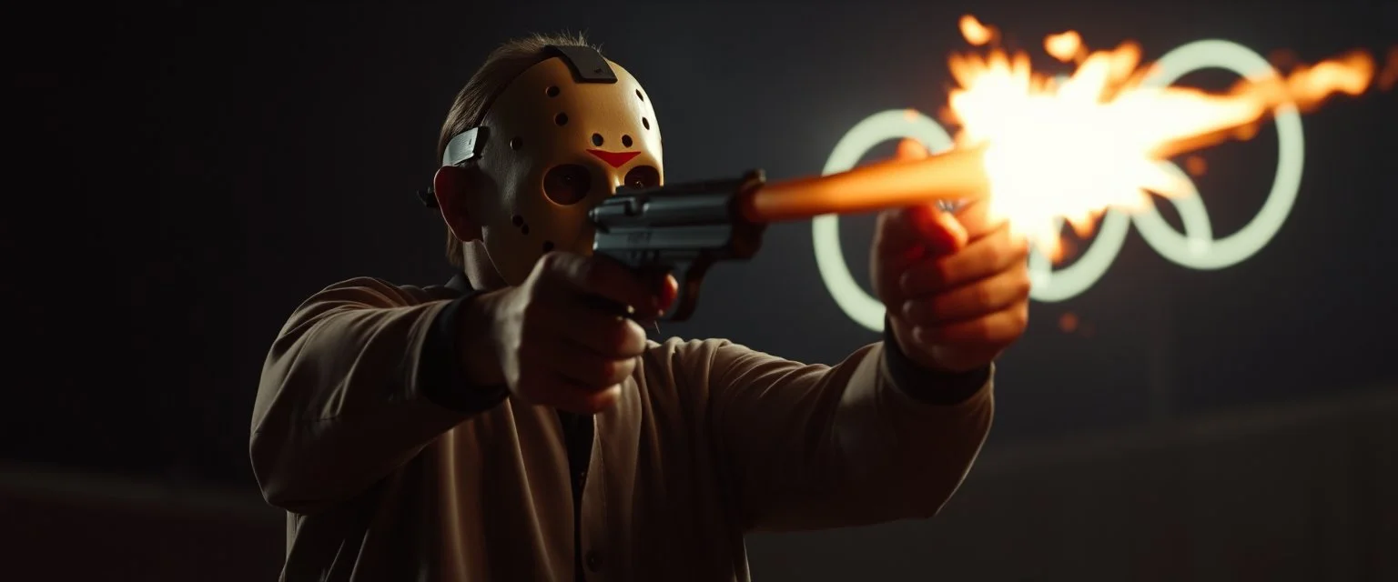 michael meyers friday 13th shot gun olympic games