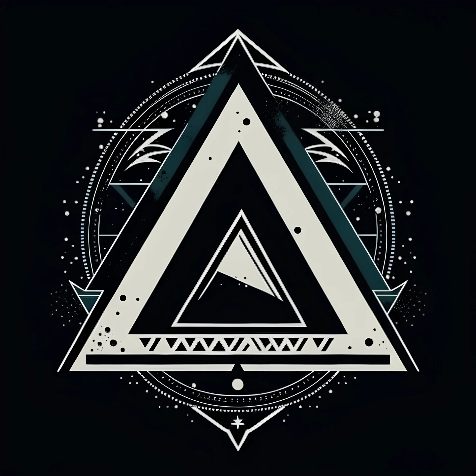 Triangle design, for a t-shirt design