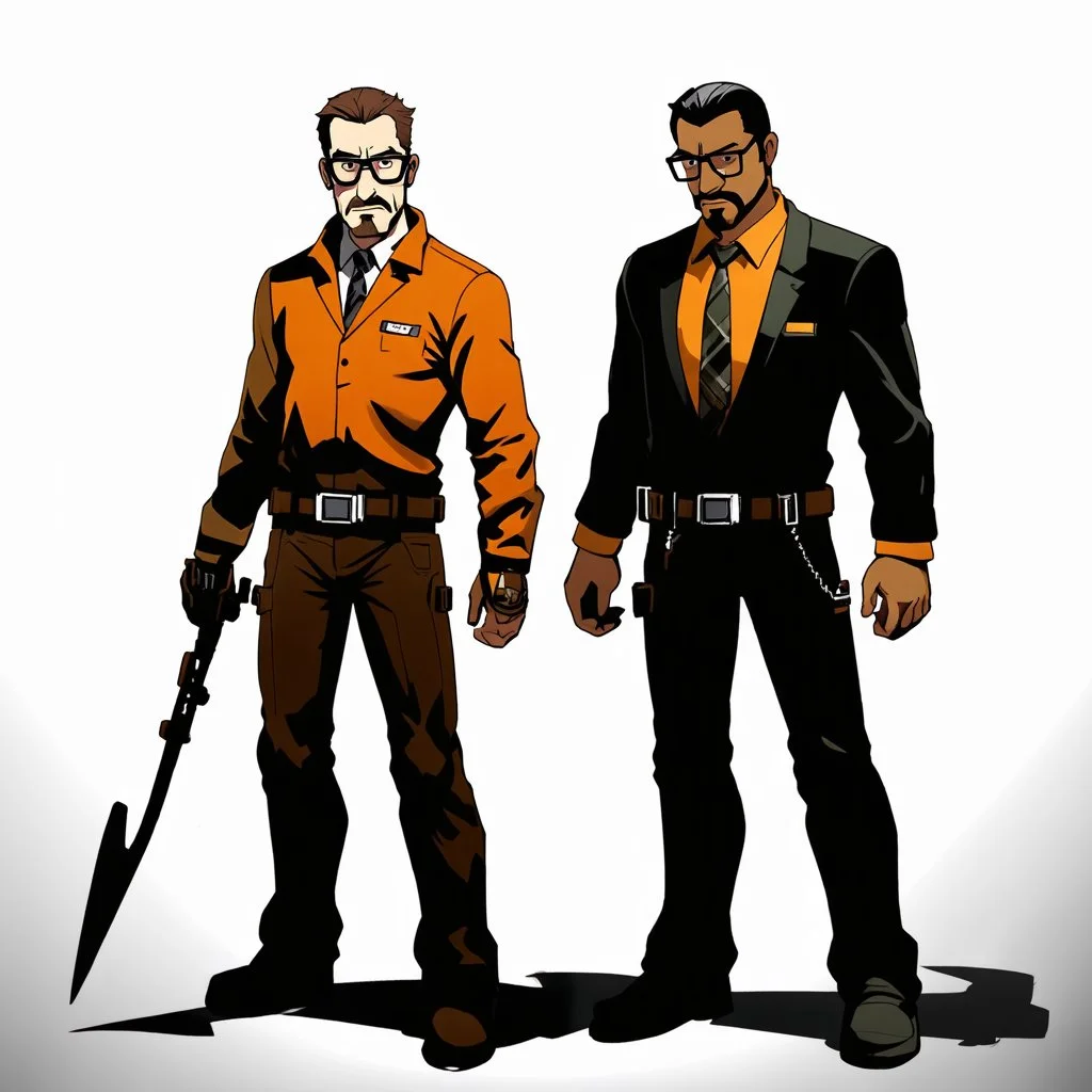 Gordon Freeman and Adrian Shephard from Half life