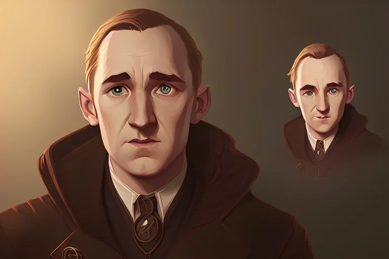 Portrait of J.R.R. Tolkien by Jake Bartok