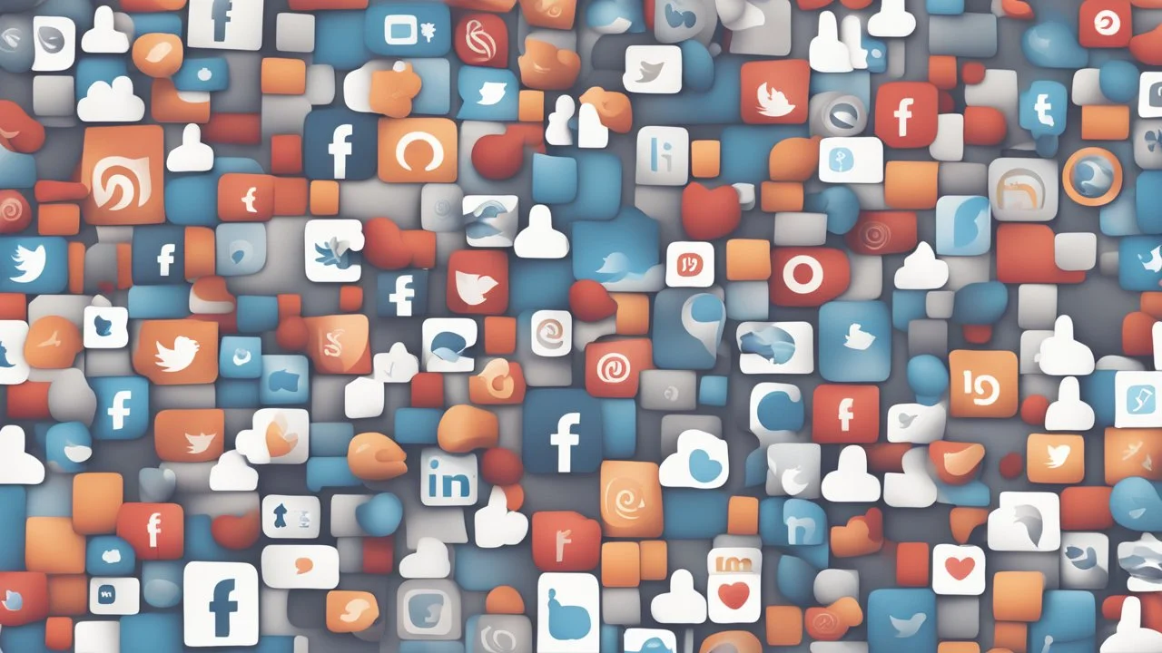 "A distinctive background image with professional colors representing excellence in social media marketing and innovation in the business world."