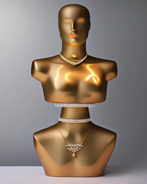 Necklace Mannequin Stand studio lighting ,