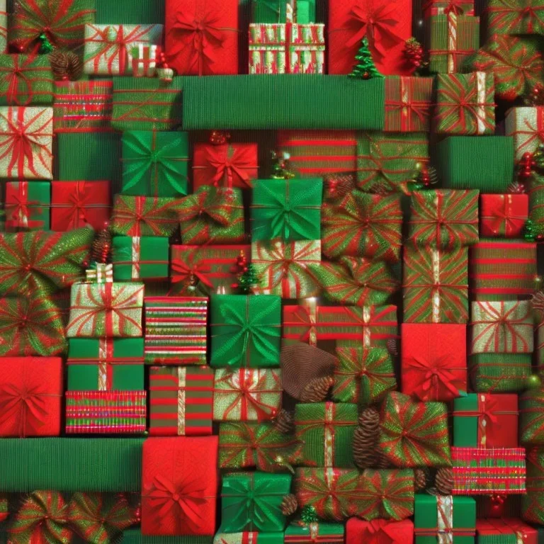 christmas ambience, african, kente, kente ribbon, kente boxes, clothing, african patterns, thread, embroidery, cinema 4d render, high detail