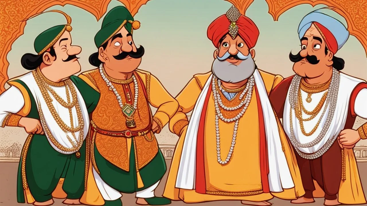 Akbar angrey and Birbal