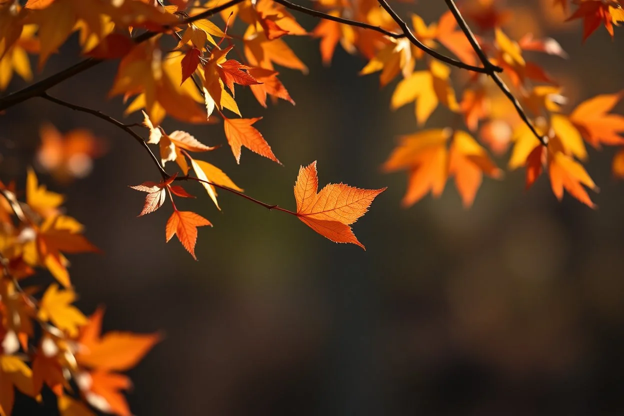 lonely leaf in autumn breeze style of picasso