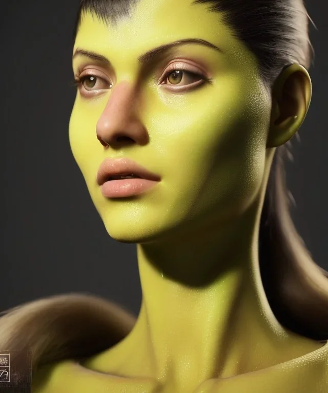 portriate of beautiful girl na'vi warrior,volumetric lighting, particals, intricate detail,realistc, close up