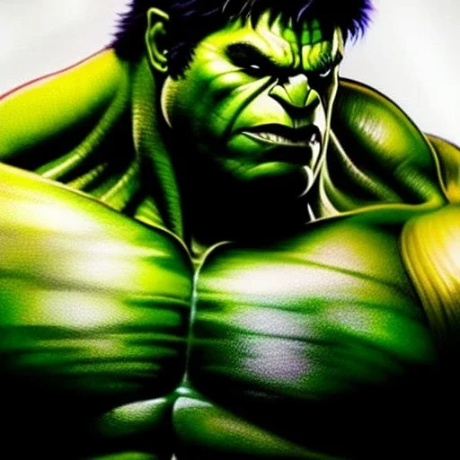 ultra detailed fullbody DRAWING The Incredible Hulk ,extremely detailed digital painting, intrincate, intense stare, extremely detailed face,crystal clear Big Glowing eyes, mystical colors , perfectly centered image, perfect composition, rim light,extremely sharp detail, finely tuned detail, beautiful lighting, 8k, stunning scene, raytracing, anatomically correct, in the style of robert e howard and Ken Kelley and Ohrai Noriyoshi and Simon Bisley and tomzj1