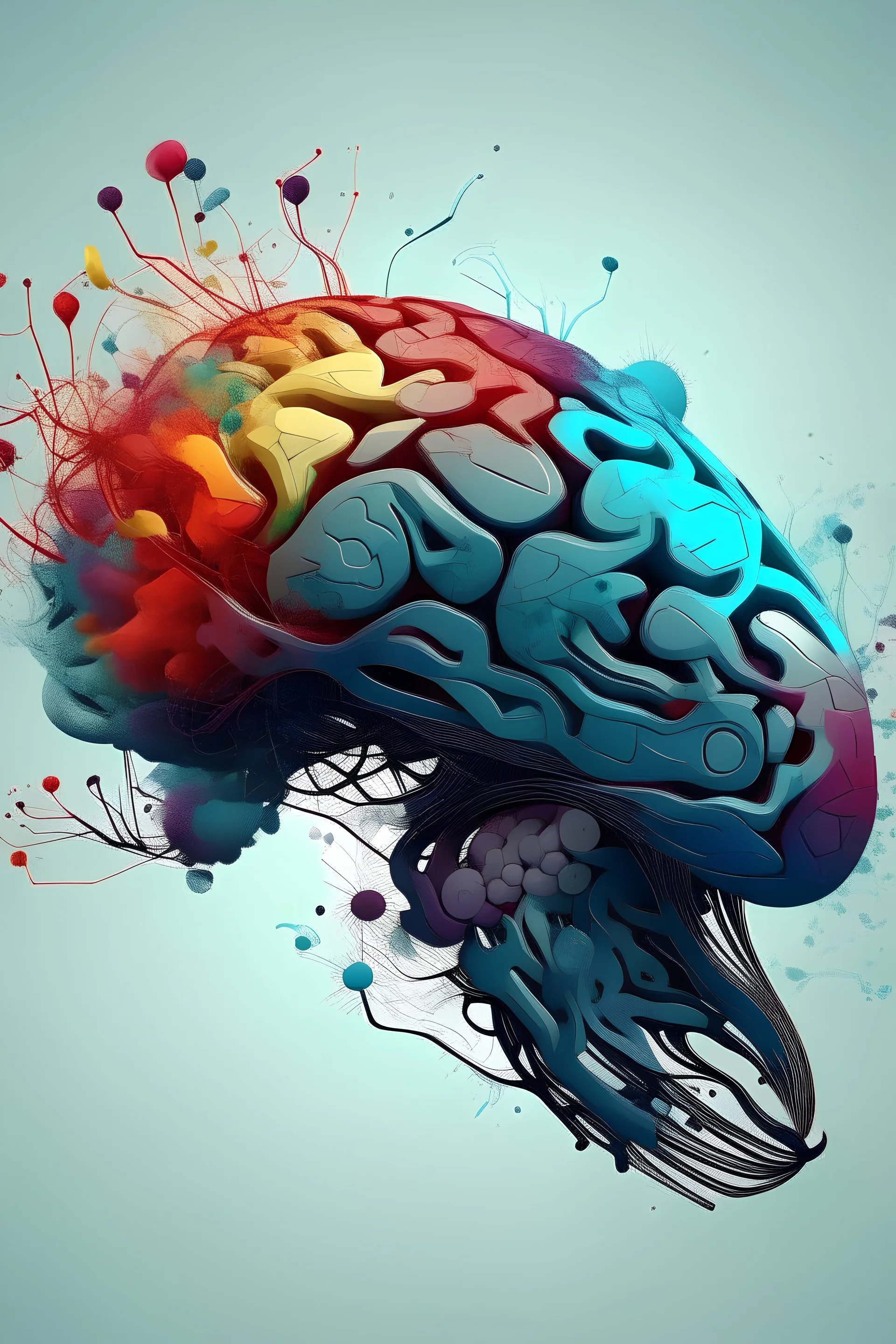 Abstract brain