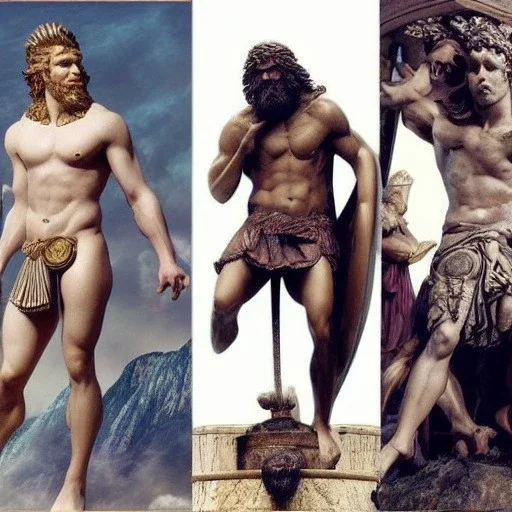 What do Greek gods look like