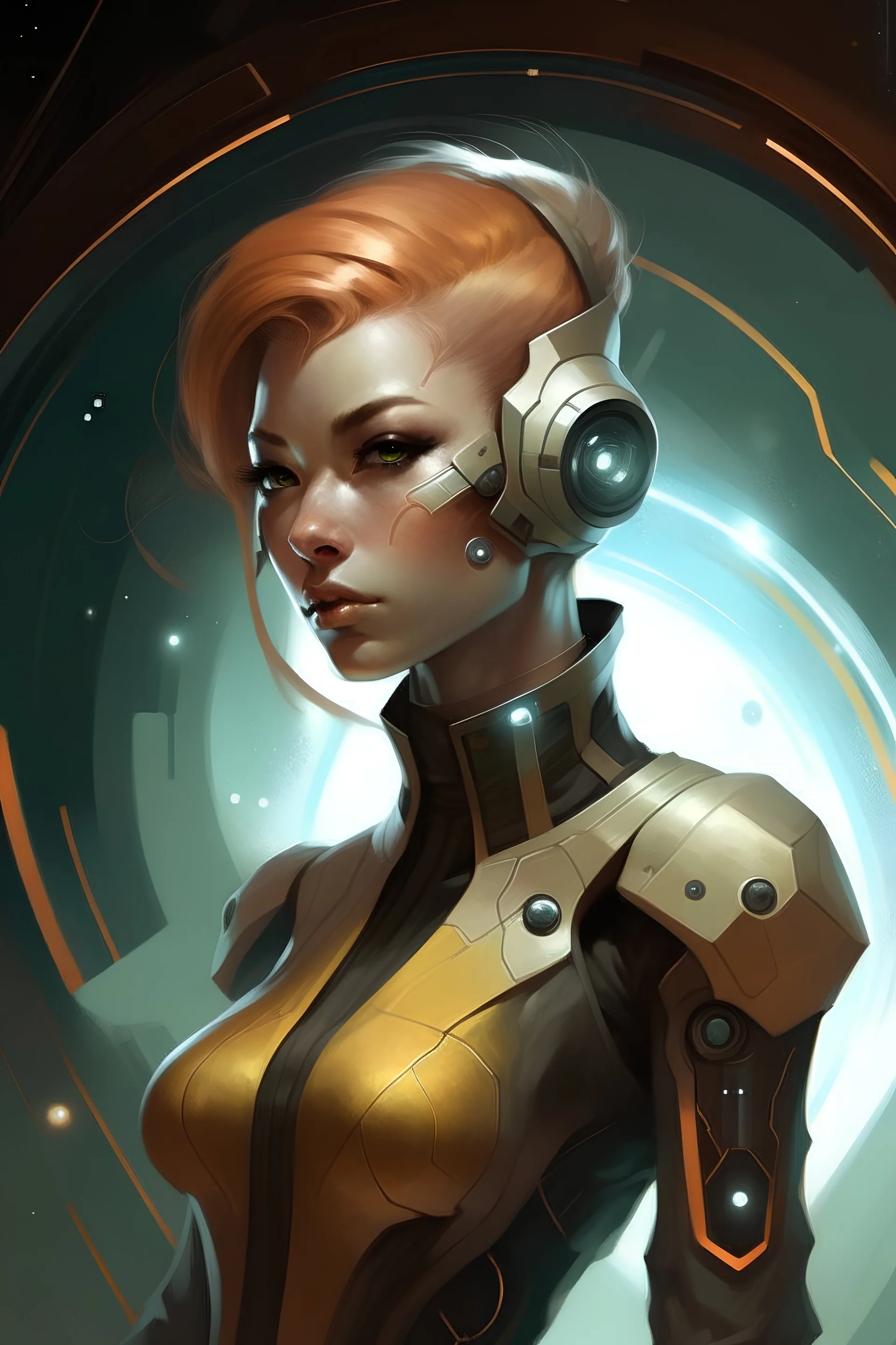 galactic woman, starship leader, starship, xantares