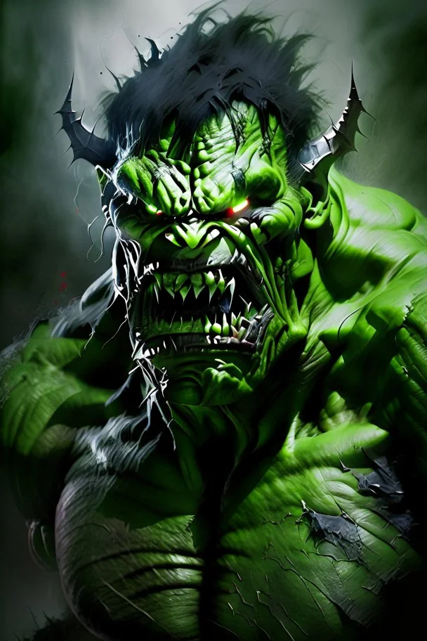 Demon hulk photo real