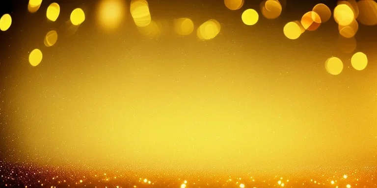 Festive abstract Christmas bokeh background - golden bokeh lights, beige - New Year, Anniversary, Wedding, banner