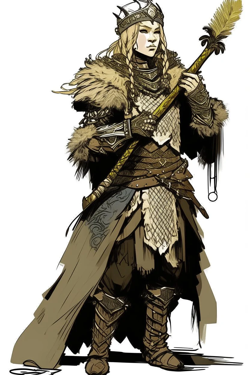 Girl Archer concept art