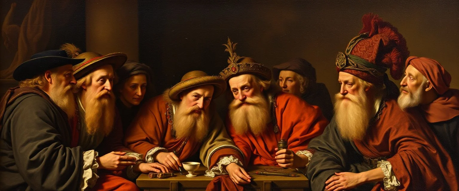 plutonians painted by Rembrandt