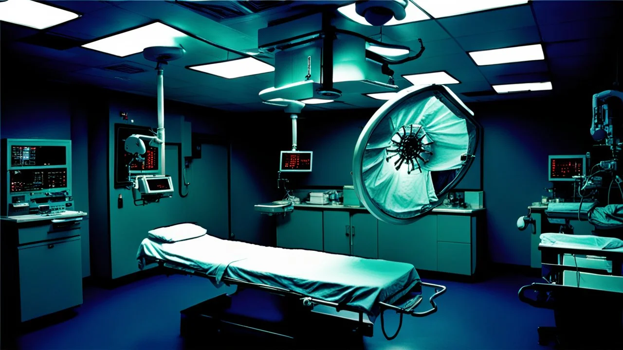 A horror-style operating room