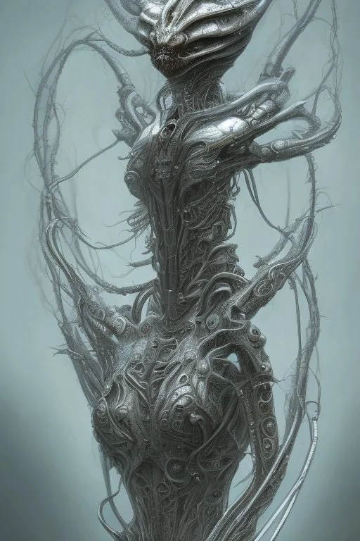 Biomorphic Biomechanical Alien Queen by Giger