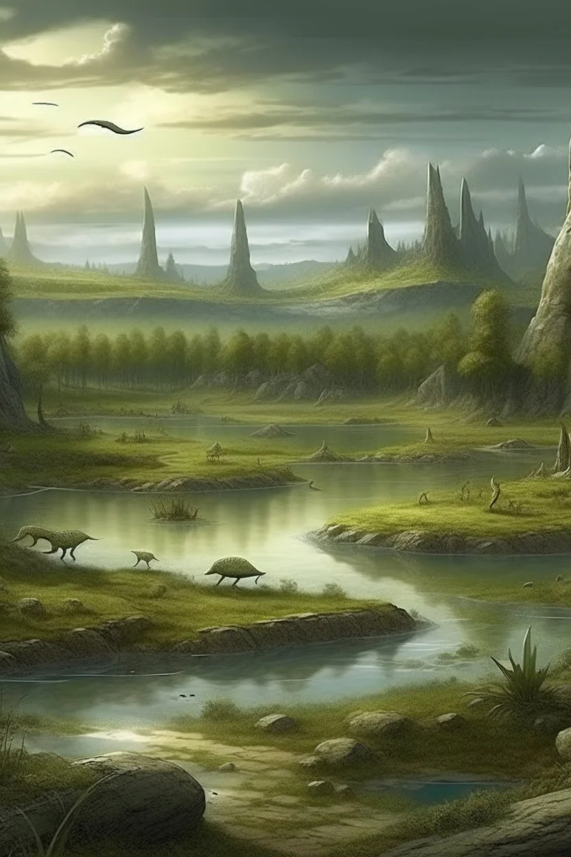 silurian period landscapes