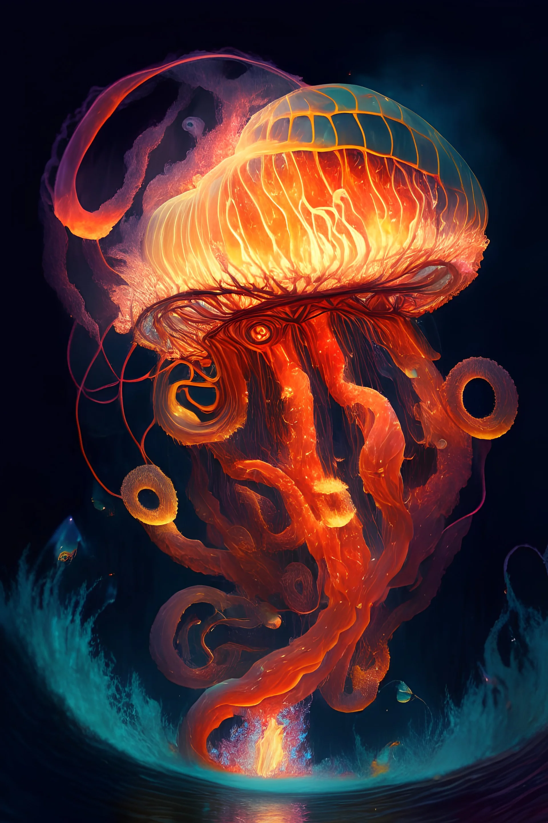 fire rides, wonderlands, mytstic spiral, jellyfish,