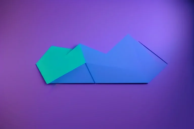 background geometric installation abstract rgb 3D