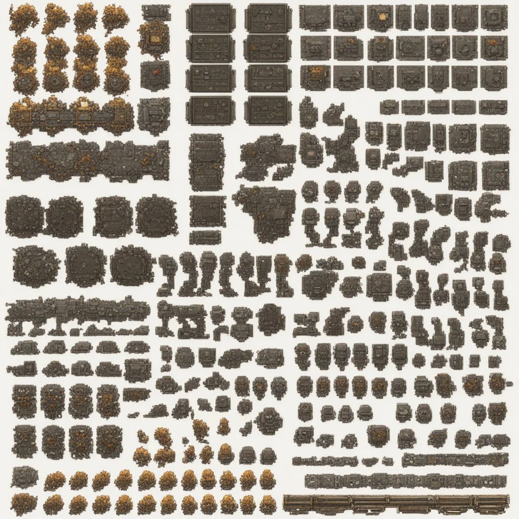 sprite sheet 32x32 metal scrap