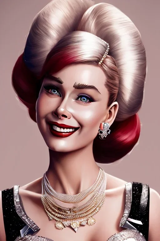 Audrey Hepburn as Harley Quinn Photorealistic dramatic hyperrealistic criyng clown paint ,Crystal black eyes, elegant, by WLOP,Artgerm,Greg Rutkowski, Beautiful dynamic,shadows,Artstation,concept design art,Octane render,8K