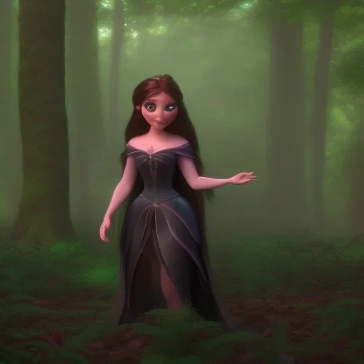 gothic woodland fairy