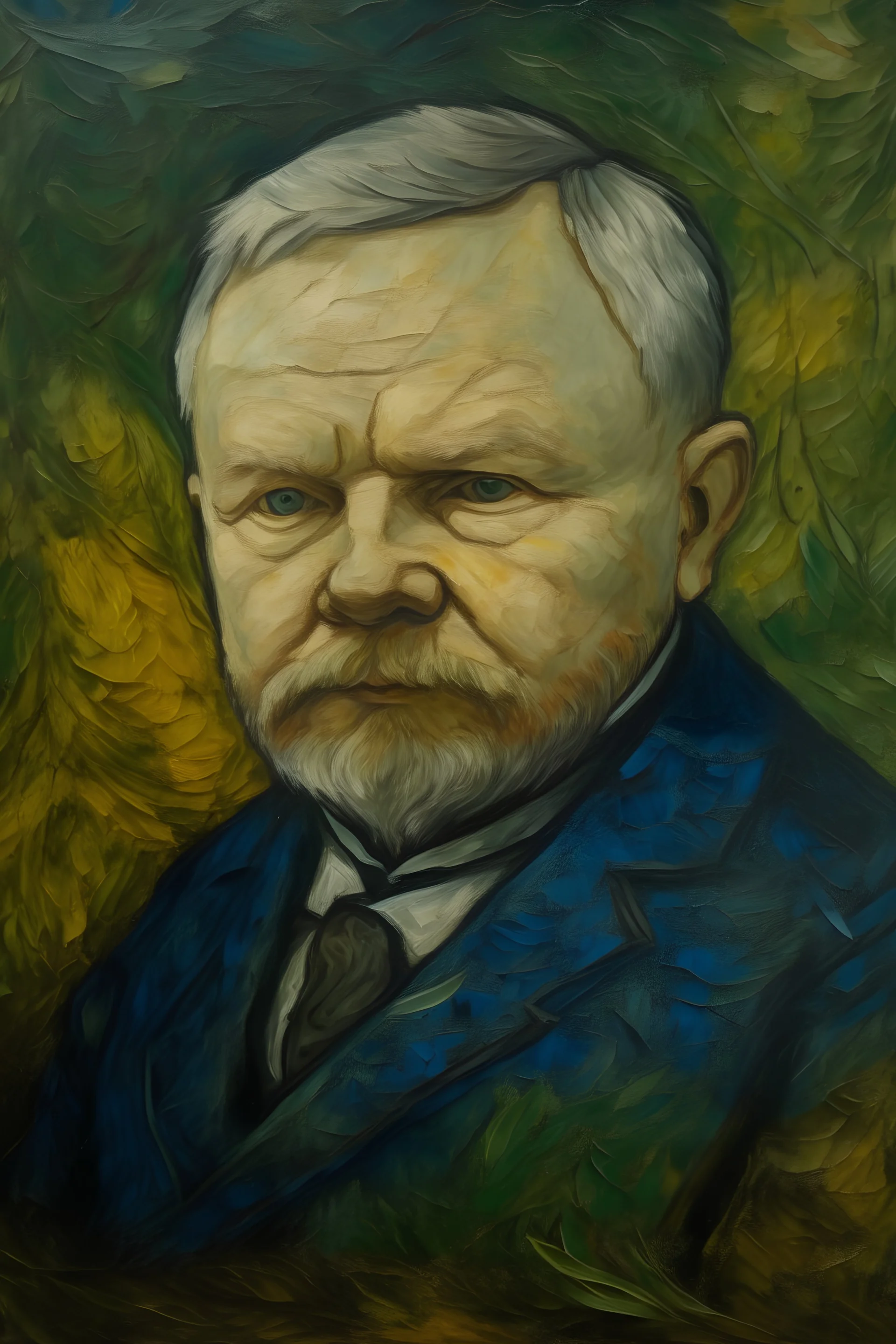 Portrait of a Jaroslaw Kaczynski by Van Gogh