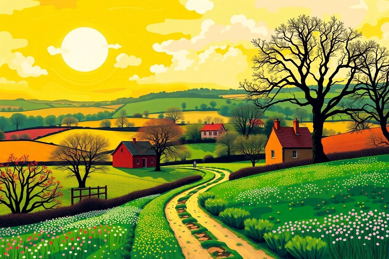 pop art pixels 1000 images england countryside in spring abstract damian hirst