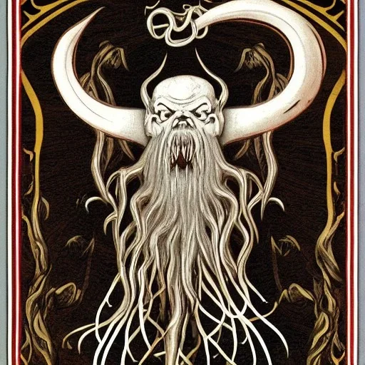 Vampire Bat Cthulhu tentacles beard Russian Orthodox priest