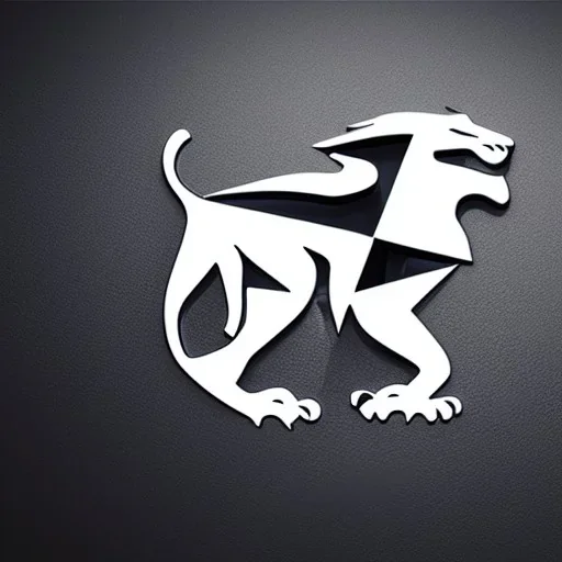 peugeot brand square logo futuristic lion