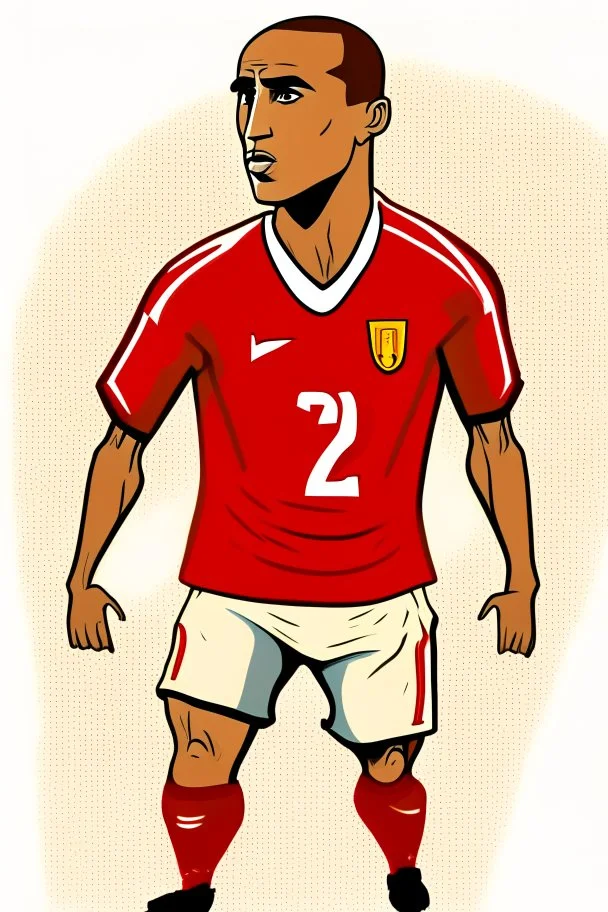 Danilo Luis Helio Pereira Portuguese football player , cartoon 2d