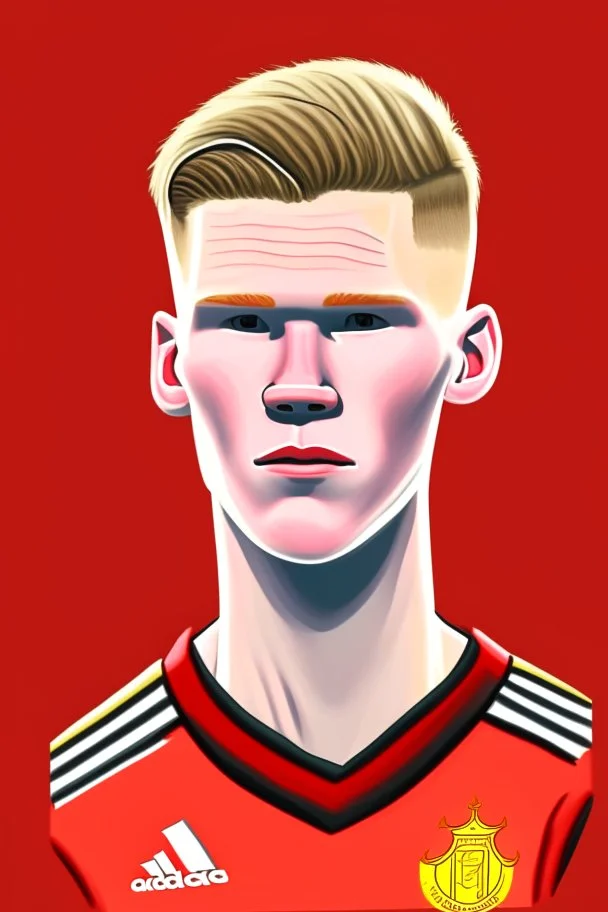 Scott McTominay Footballer ,cartoon 2d