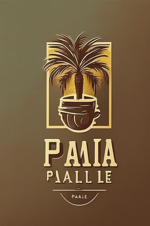 Palm Cafe designing a logo