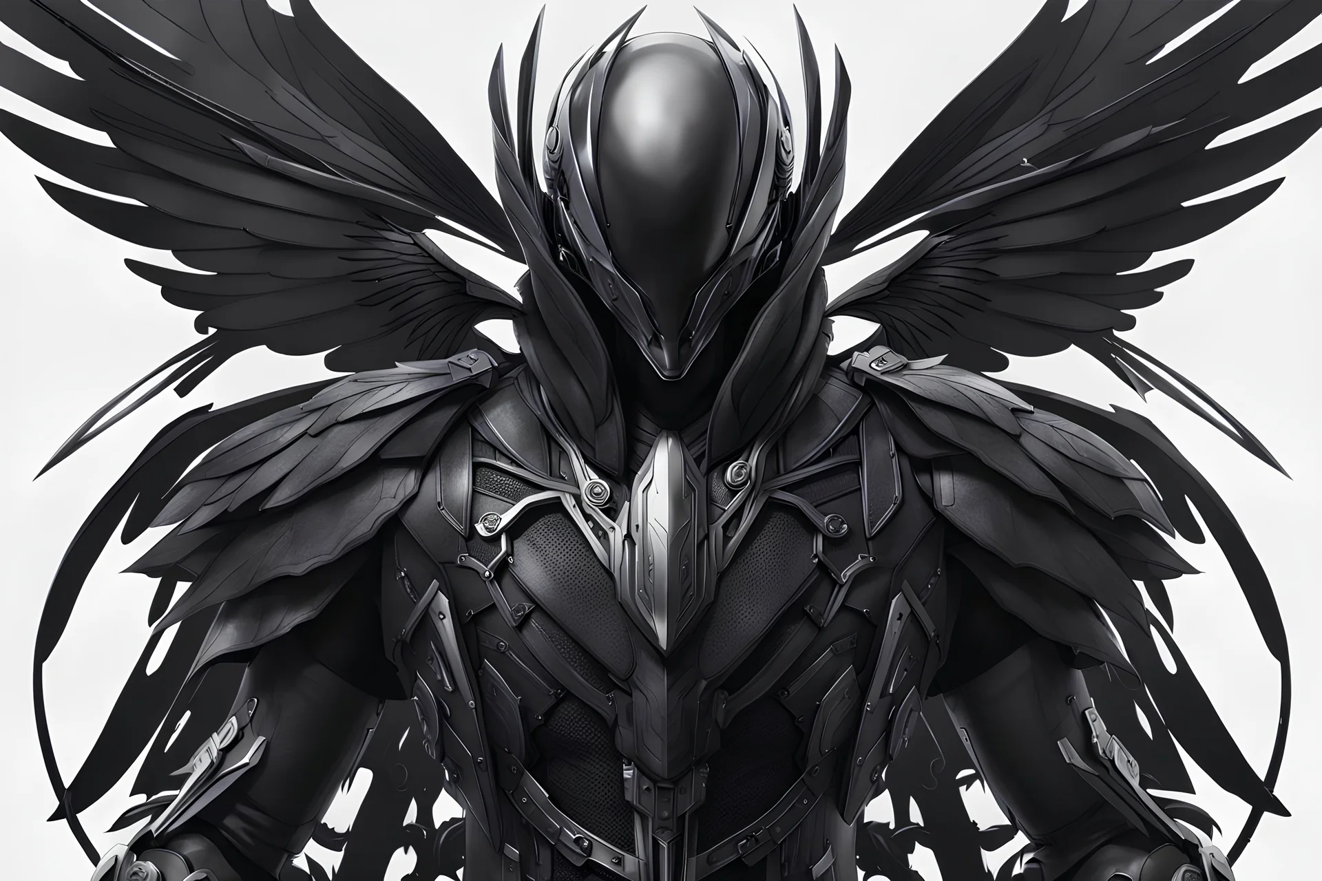 Symbiote Cyber Machine crow in 8k nier automata drawing style, black wings, close picture, apocalypse, intricate details, highly detailed, high details, detailed portrait, masterpiece,ultra detailed, ultra quality