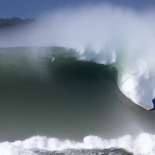 Tom Fraser surfing the biggest wave in the world