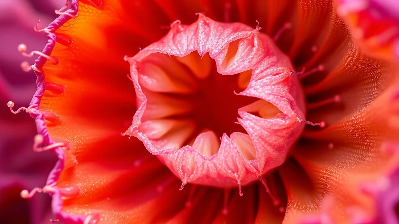 Chaque cellule, chaque fibre, une histoire à raconter, Des formes et des couleurs, un éclat à contempler. Les courbes délicates, les détails fascinants, Dans ce tableau vivant, la nature dévoile son enchantement.