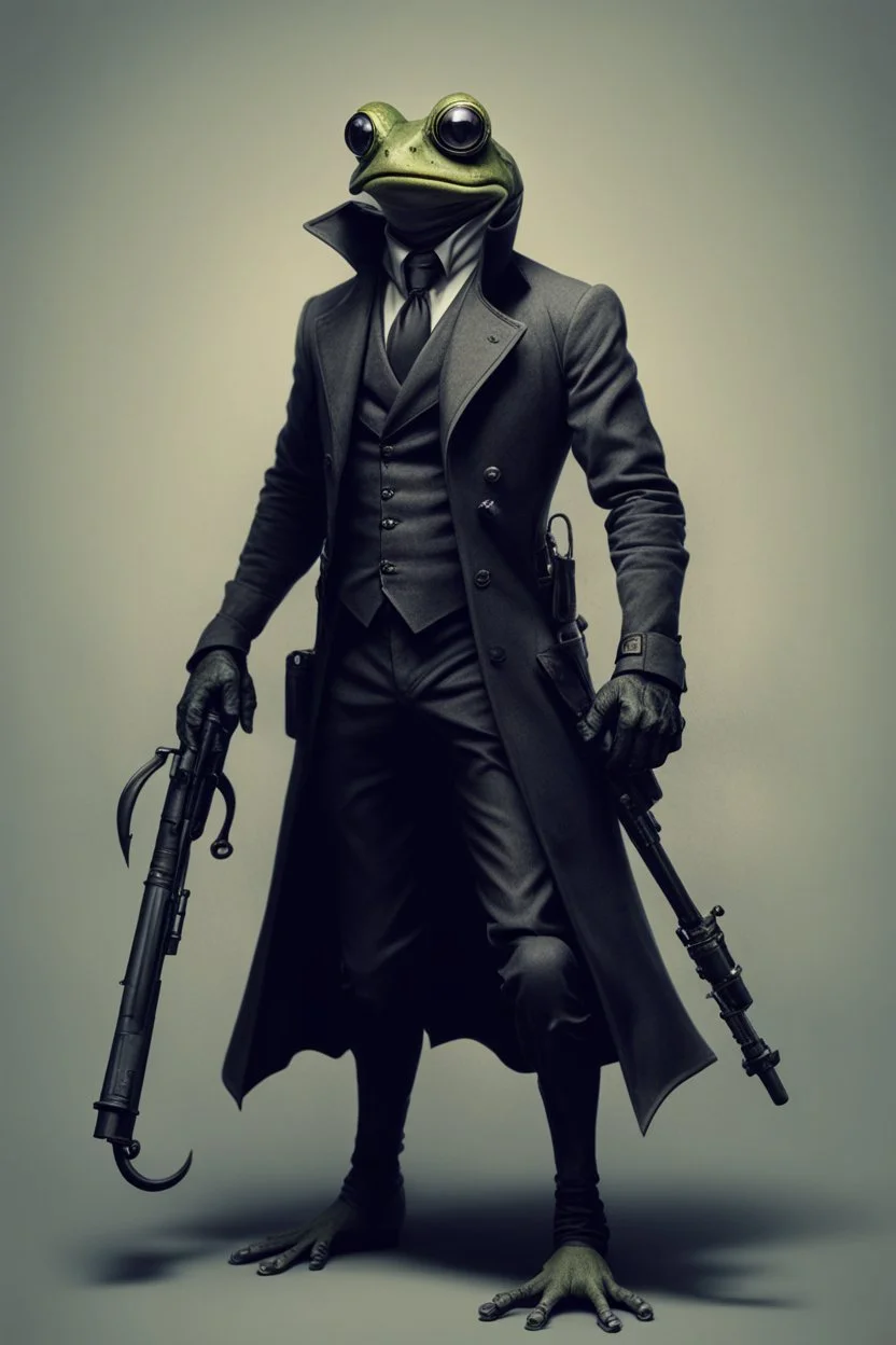frogman spy humanoid victorian assassin