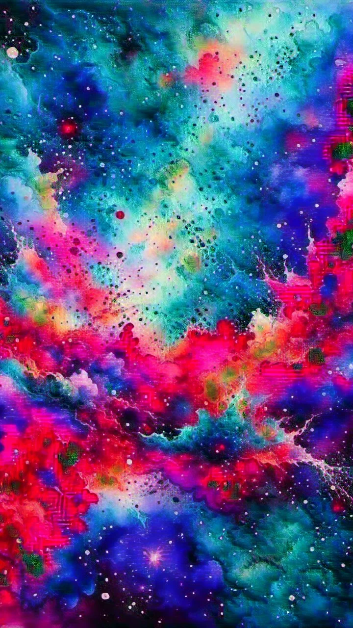 nebula, stars, abstract painting, watercolor, aqurelle, full color, 8k resolution, splashed, varied brushstrokes