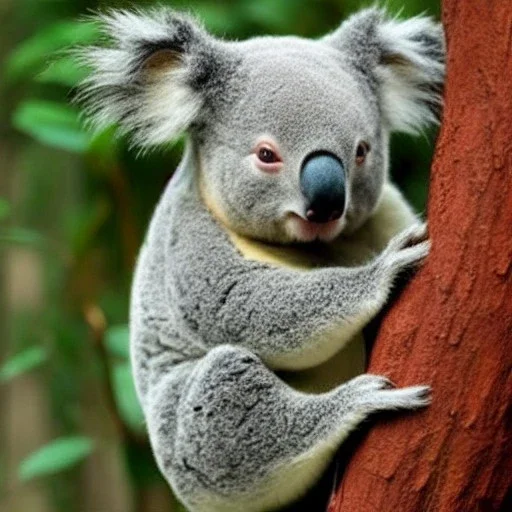 koala dressd like a ninja